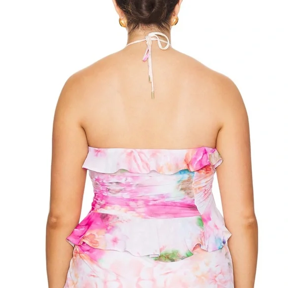 AFRM Pink and Orange Floral Set REVOLVE - Picture 8 of 16